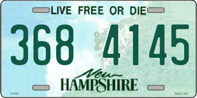 NH license plate 3684145