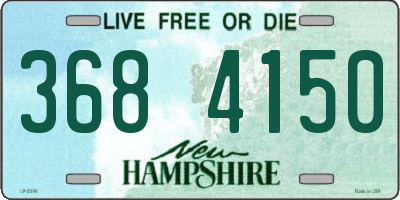 NH license plate 3684150