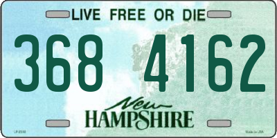 NH license plate 3684162