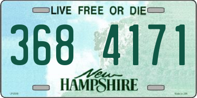 NH license plate 3684171