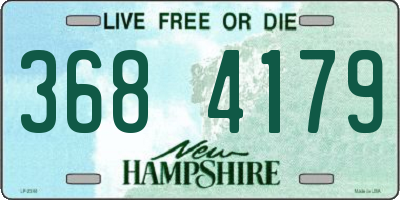 NH license plate 3684179