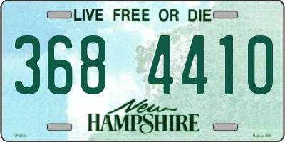 NH license plate 3684410