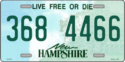 NH license plate 3684466