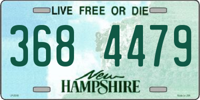 NH license plate 3684479