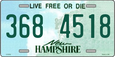 NH license plate 3684518