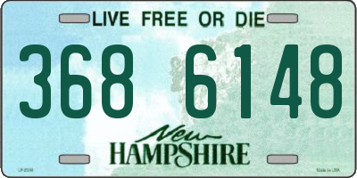 NH license plate 3686148