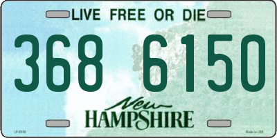 NH license plate 3686150