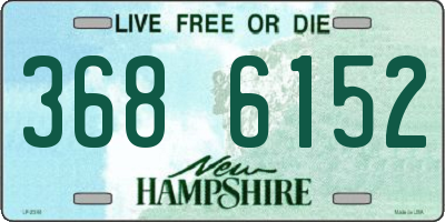 NH license plate 3686152