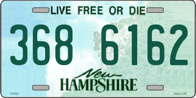 NH license plate 3686162