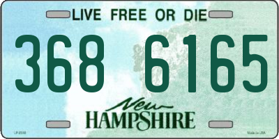 NH license plate 3686165