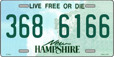 NH license plate 3686166