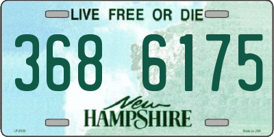NH license plate 3686175