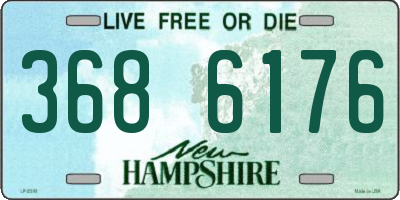 NH license plate 3686176