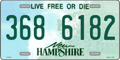 NH license plate 3686182