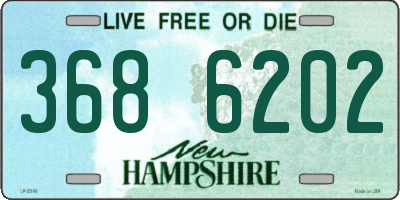 NH license plate 3686202
