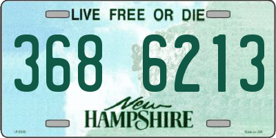 NH license plate 3686213