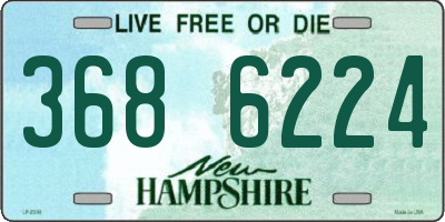 NH license plate 3686224