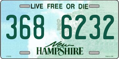 NH license plate 3686232