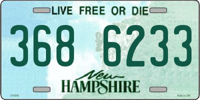 NH license plate 3686233