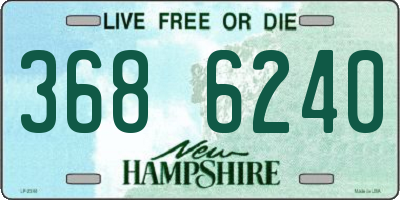 NH license plate 3686240