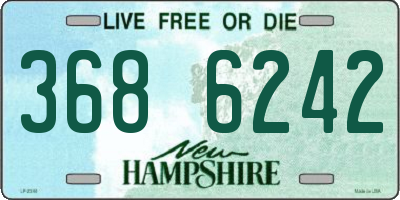 NH license plate 3686242