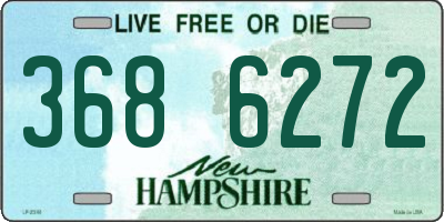 NH license plate 3686272