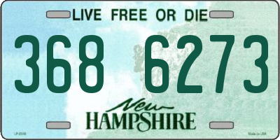 NH license plate 3686273