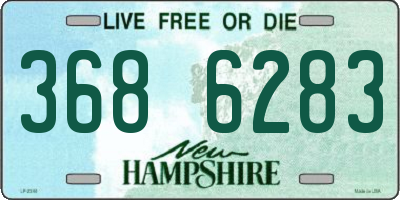 NH license plate 3686283