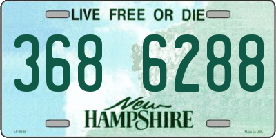 NH license plate 3686288