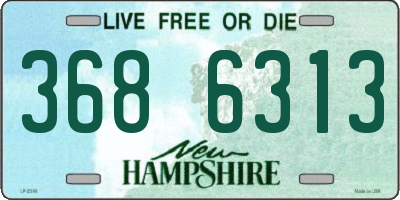 NH license plate 3686313