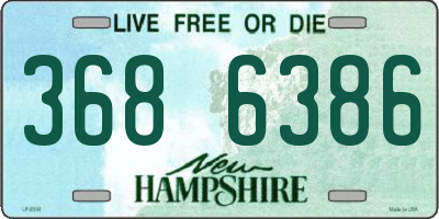 NH license plate 3686386