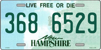 NH license plate 3686529