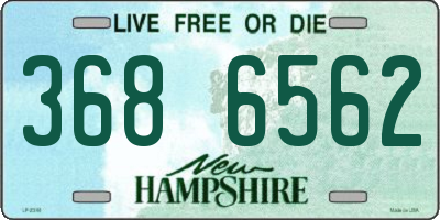 NH license plate 3686562