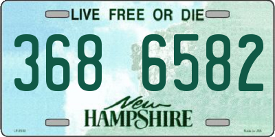NH license plate 3686582