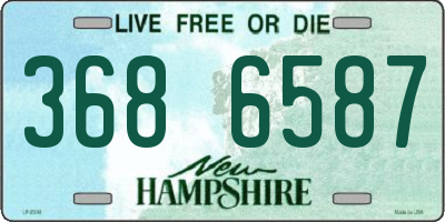 NH license plate 3686587