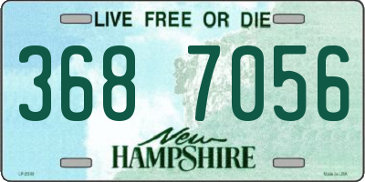 NH license plate 3687056