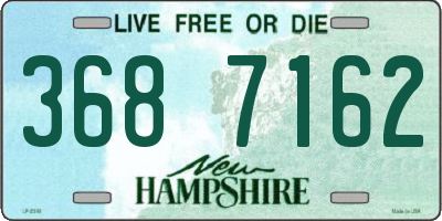 NH license plate 3687162