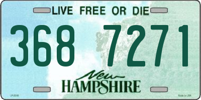 NH license plate 3687271