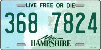 NH license plate 3687824