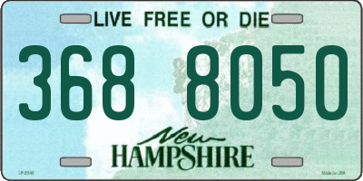 NH license plate 3688050