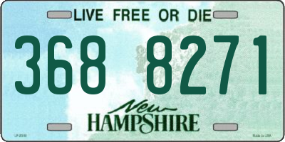 NH license plate 3688271