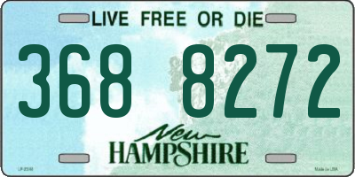 NH license plate 3688272