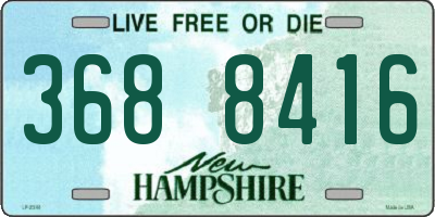NH license plate 3688416