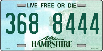 NH license plate 3688444
