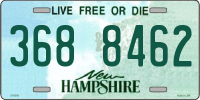 NH license plate 3688462