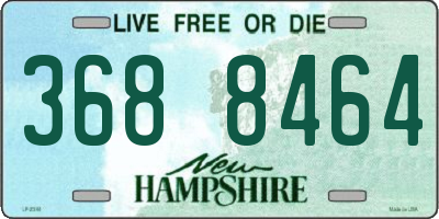 NH license plate 3688464