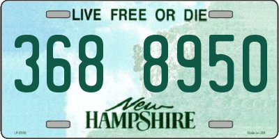 NH license plate 3688950