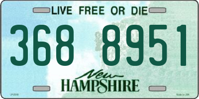 NH license plate 3688951