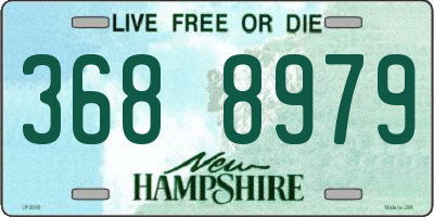 NH license plate 3688979