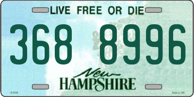 NH license plate 3688996